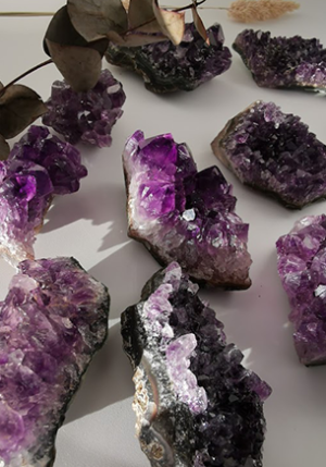 petite druses d'améthystes